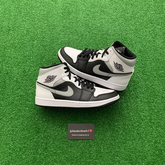 🐼*NEW* Air Jordan 1 Mid “White Shadow” (Sz 9.5) - Picture 2 of 10